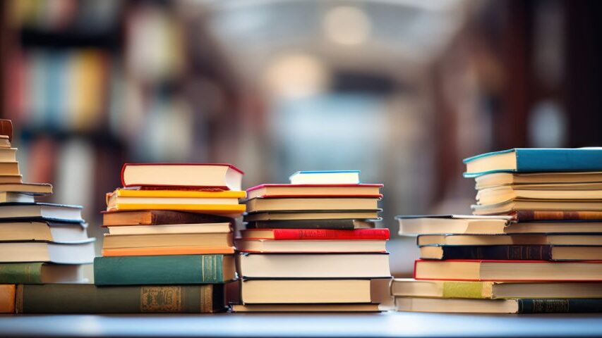 stack-books-with-library-scene